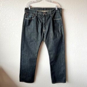 501’s 36X32 button fly traditional 5 pocket jeans